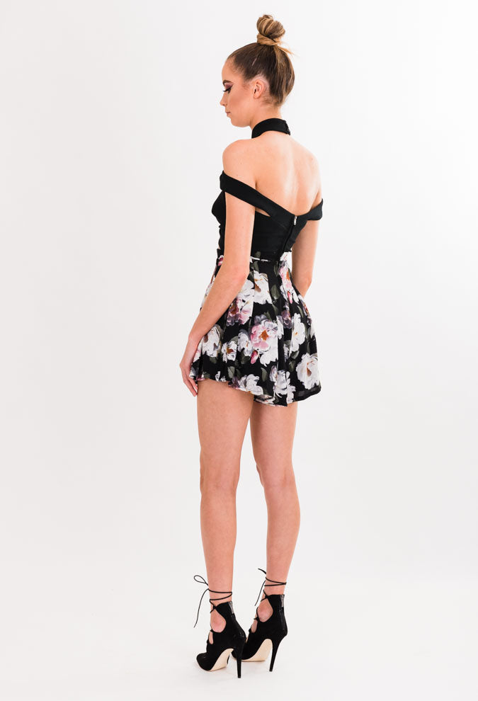 Choker Floral 